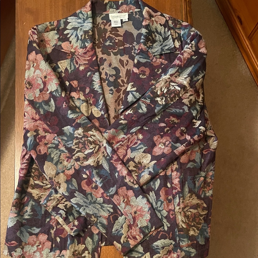 Coldwater Creek Floral Women's Blazer